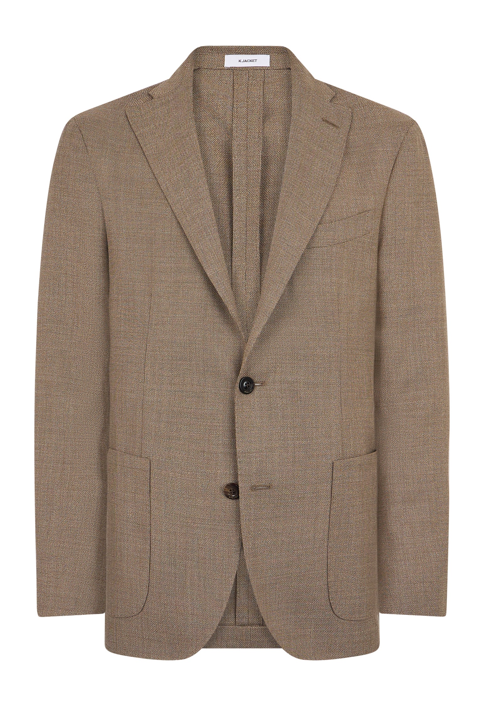 Light Brown Light Wool Honeycomb K-Jacket