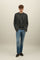 Dark Green Light Wool Jersey K-Jacket