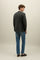 Dark Green Light Wool Jersey K-Jacket