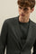 Dark Green Light Wool Jersey K-Jacket