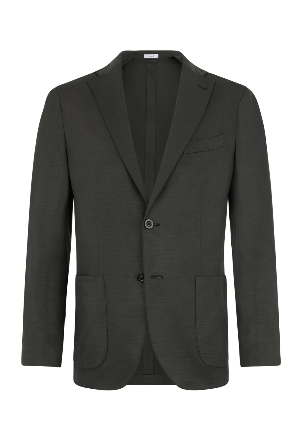 Dark Green Light Wool Jersey K-Jacket