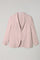 Rosa K-Jacket aus Baumwolle-Kaschmir