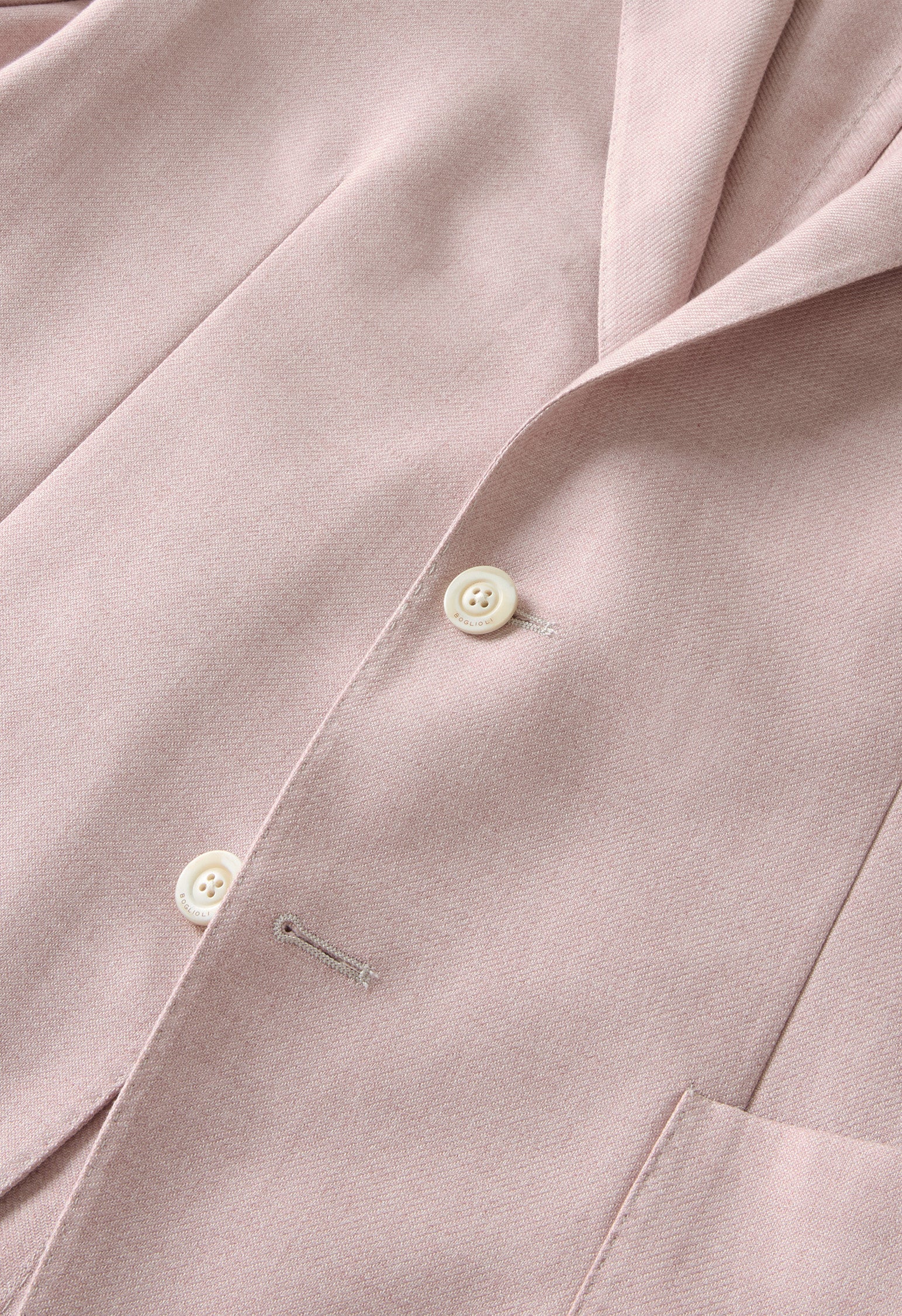Rosa K-Jacket aus Baumwolle-Kaschmir