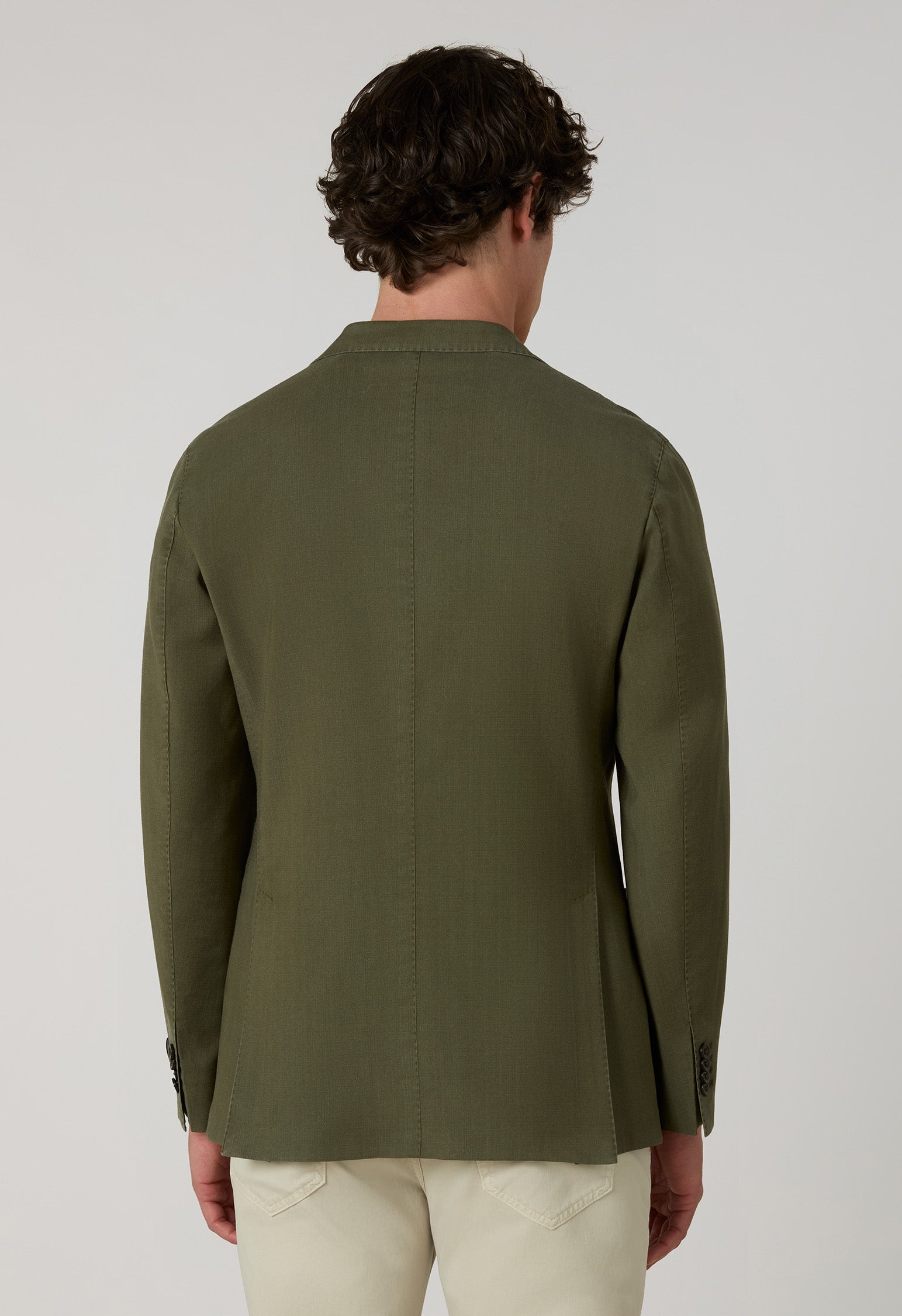 Green High Performance Wool Cashmere K-Jacket