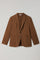 K-Jacket in cotone soft tinto in capo marrone