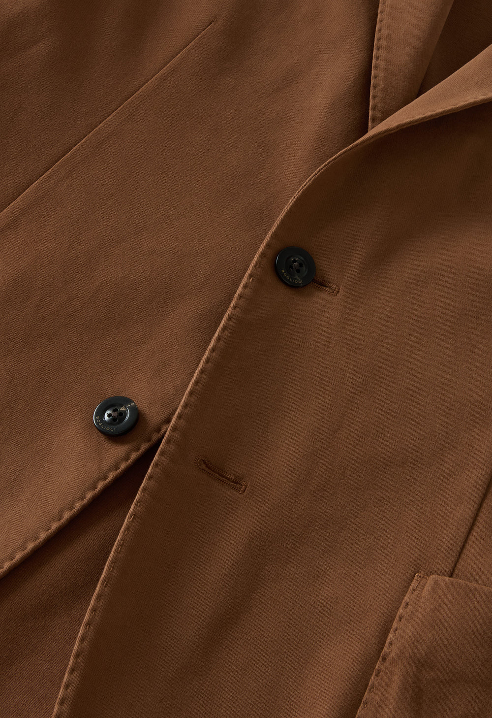 K-Jacket in cotone soft tinto in capo marrone