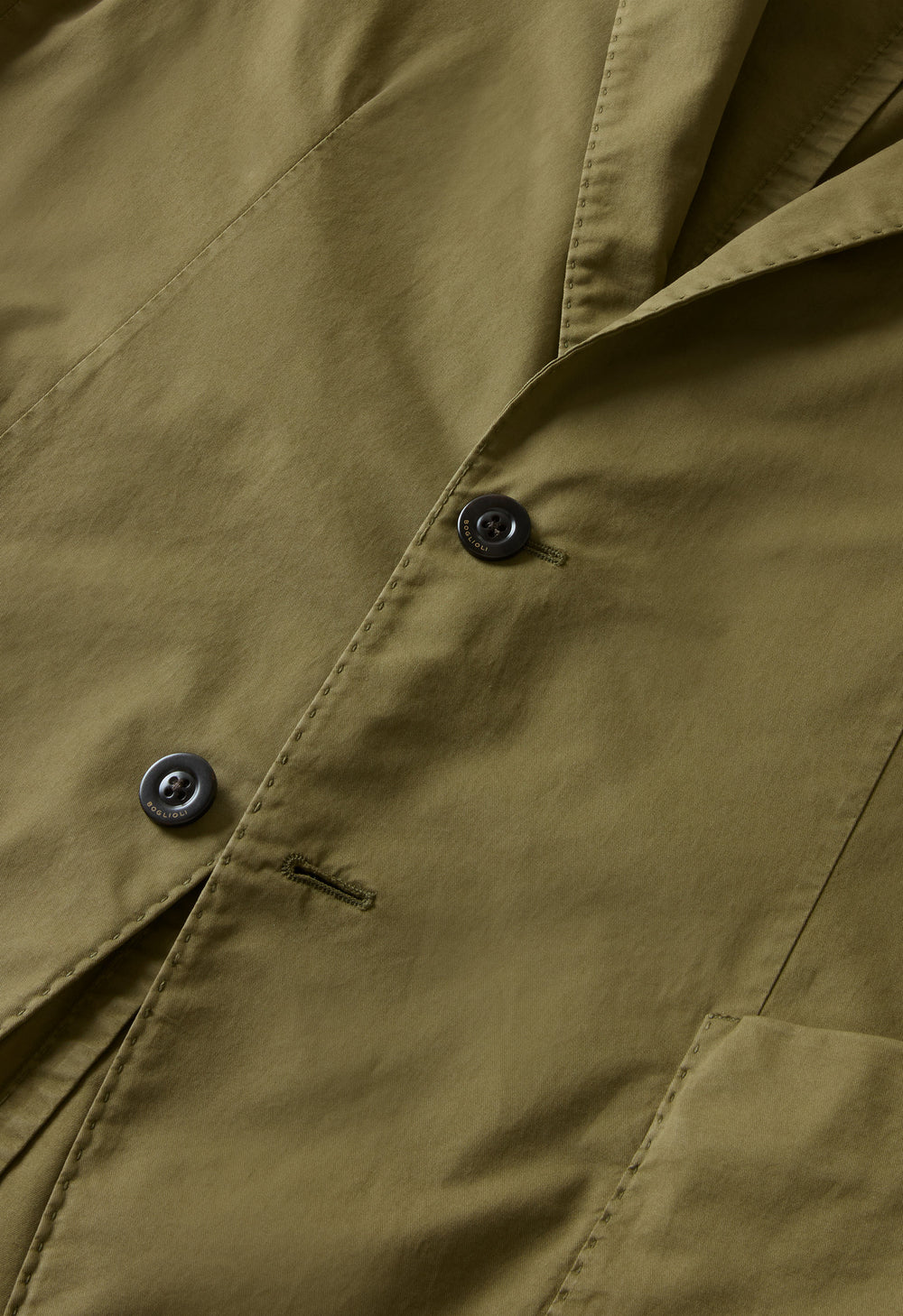 Green Garment Dyed Supima Cotton K-Jacket