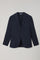 K-Jacket in cotone tinto in capo blu