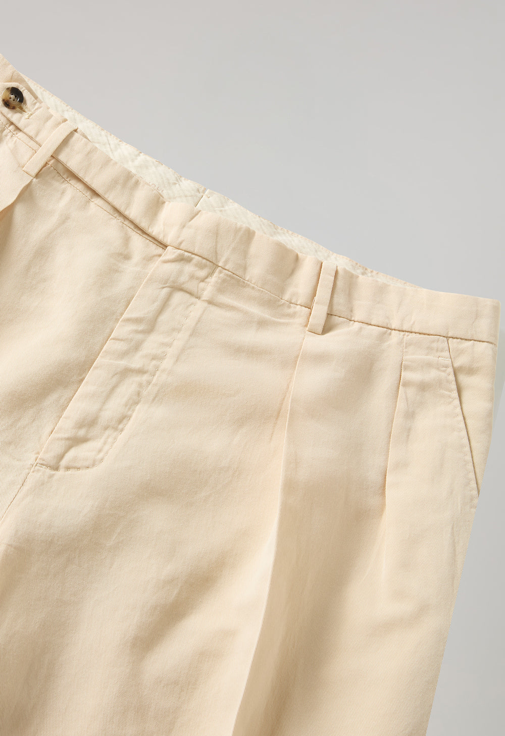 Cream Light Cotton Silk K-Suit