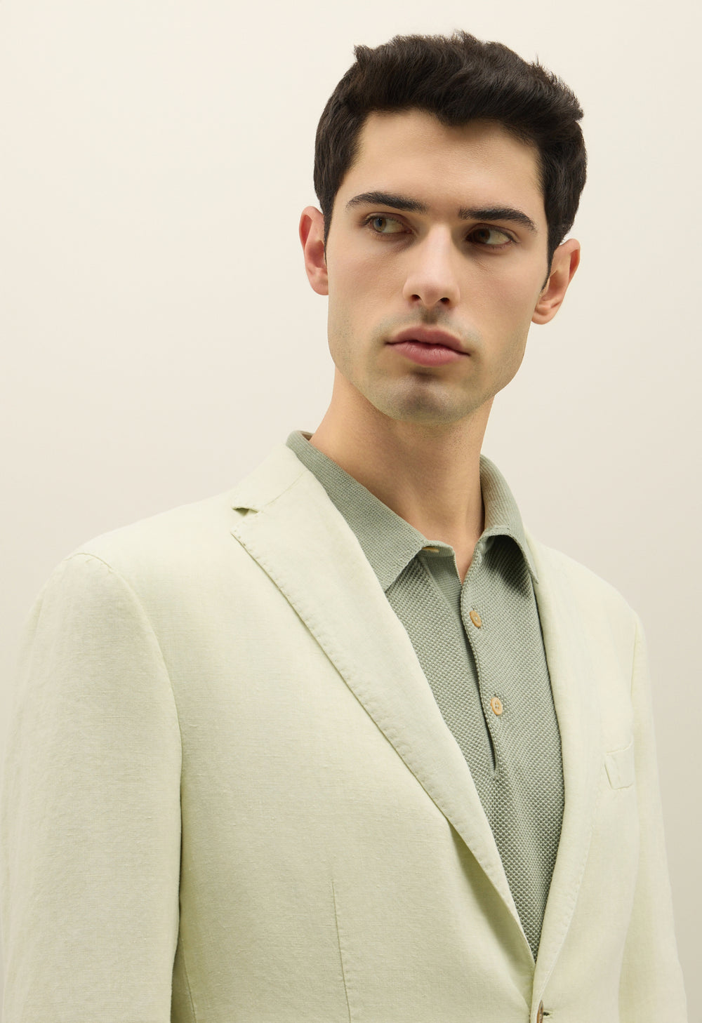 Green Tinto Terra linen K-Suit 