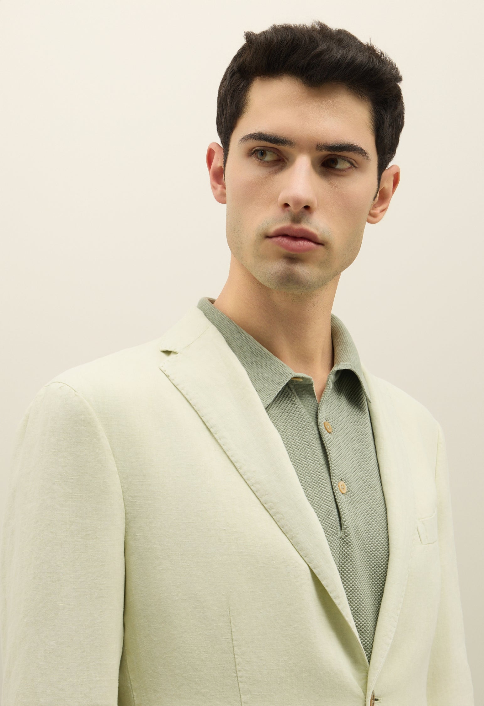 Green Tinto Terra linen K-Suit 