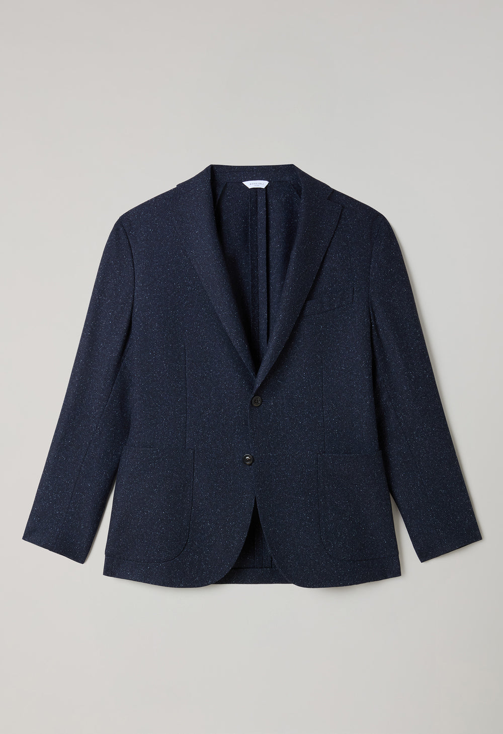Blue blended Wool Silk K-Suit
