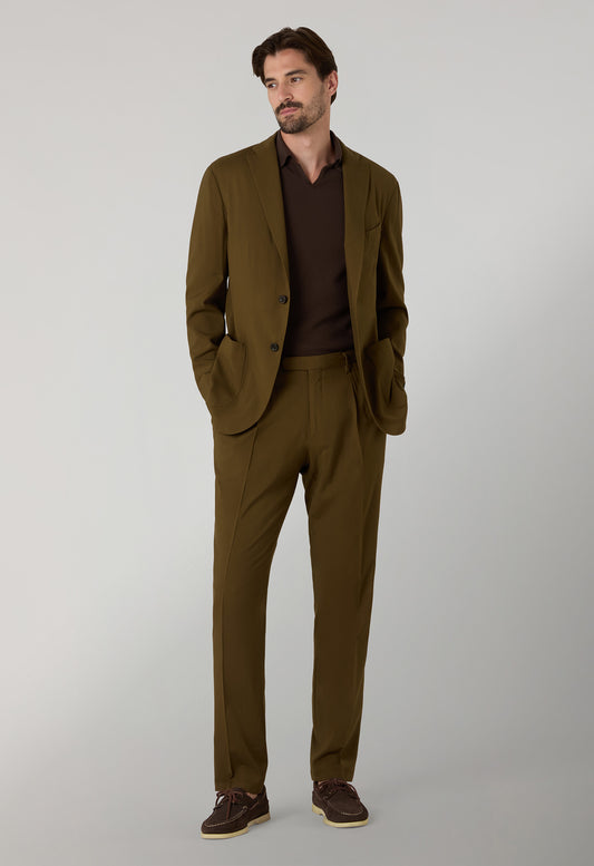 Abito K-Jacket in lana High Performance marrone