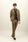 Brown Garment Dyed Cotton K-Suit