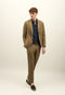 Brown Garment Dyed Cotton K-Suit