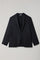 Dunkelgraue K-Jacket aus Hopsack-Wolle