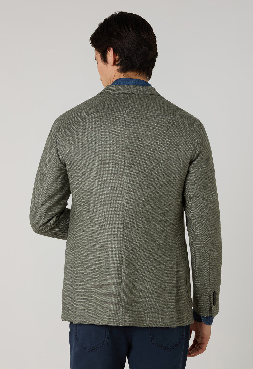 Green Wool Micro-Structure K-Jacket
