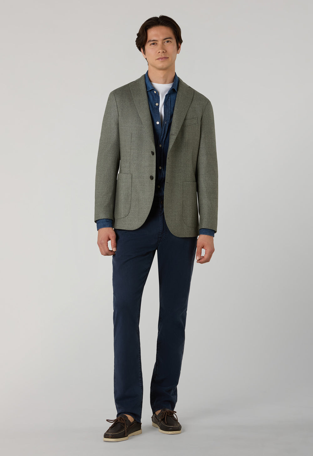 Green Wool Micro-Structure K-Jacket