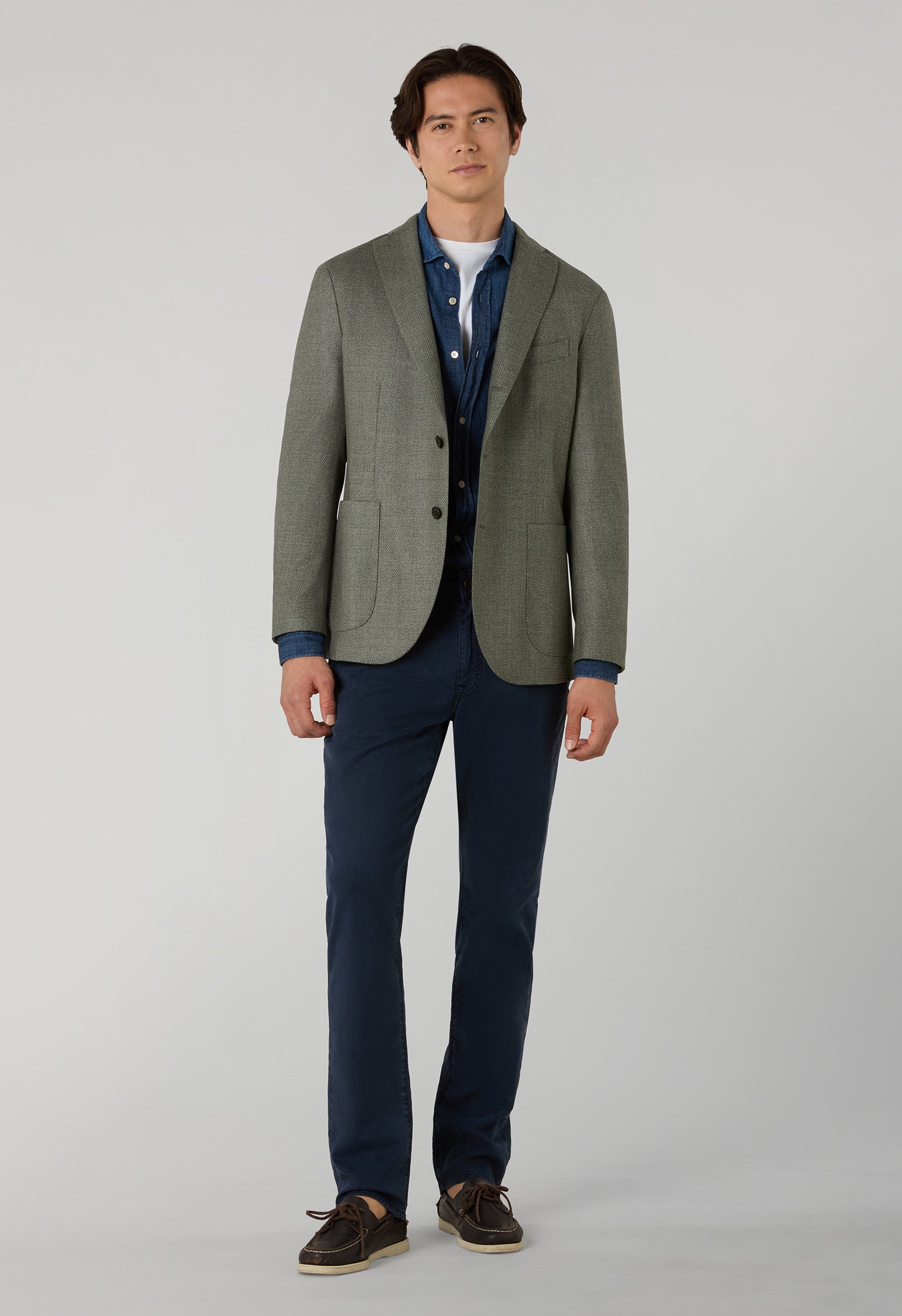 Green Wool Micro-Structure K-Jacket