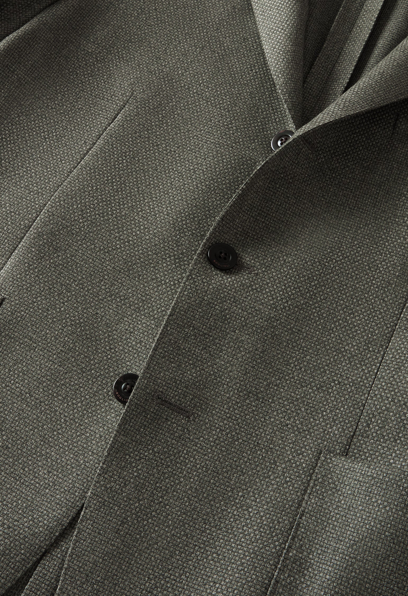 Green Wool Micro-Structure K-Jacket