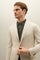 Warm White Stretch Cotton Piqué K-Jacket