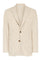 Warm White Stretch Cotton Piqué K-Jacket