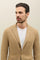 Light Brown Garment Dyed Cotton Tencel K-Jacket
