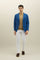 Blue Garment Dyed Cotton Tencel K-Jacket