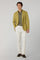 Green Garment Dyed stretch Cotton K-Jacket