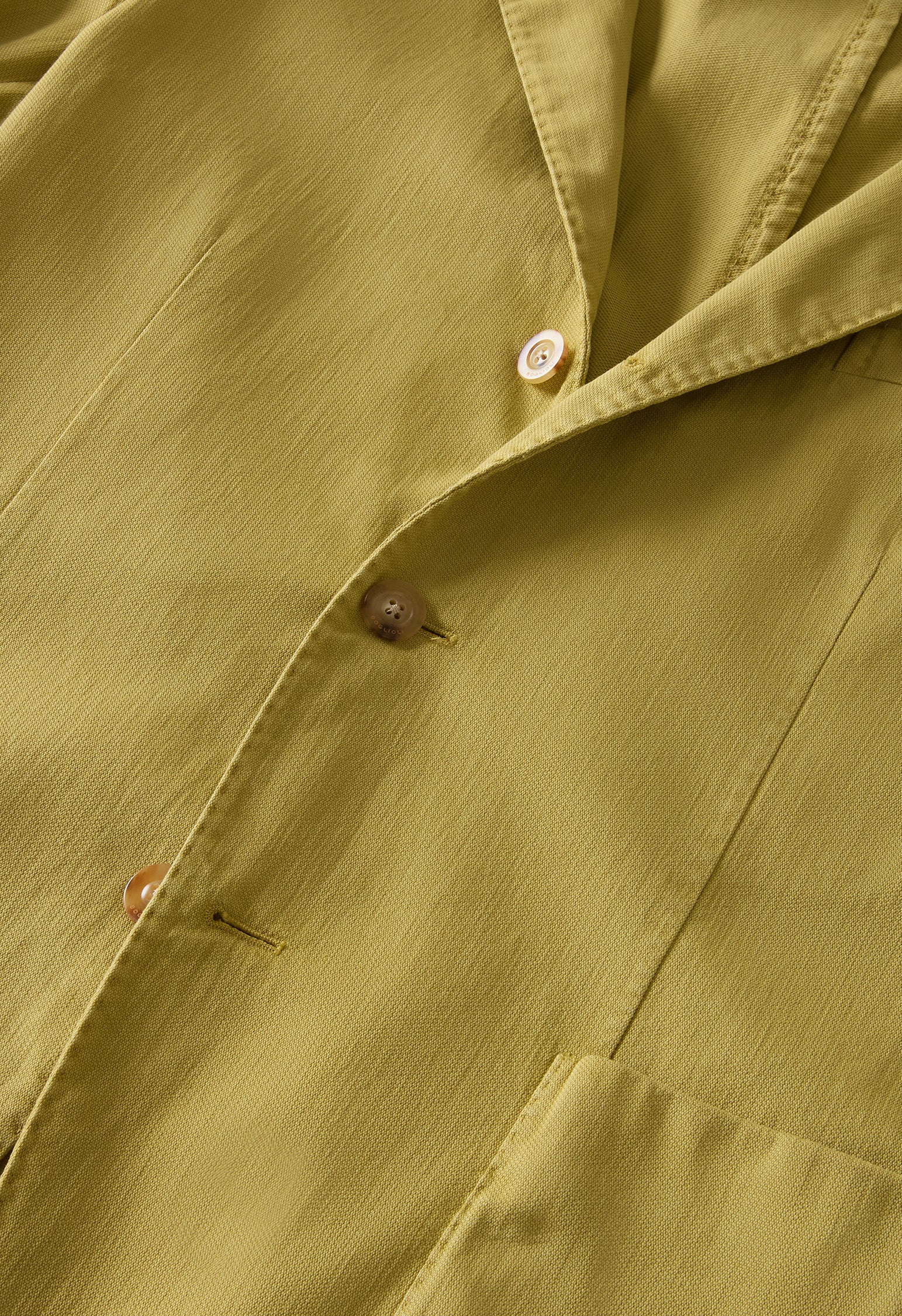 Green Garment Dyed stretch Cotton K-Jacket