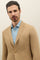 Dark Beige Linen Tencel Satin K-Suit