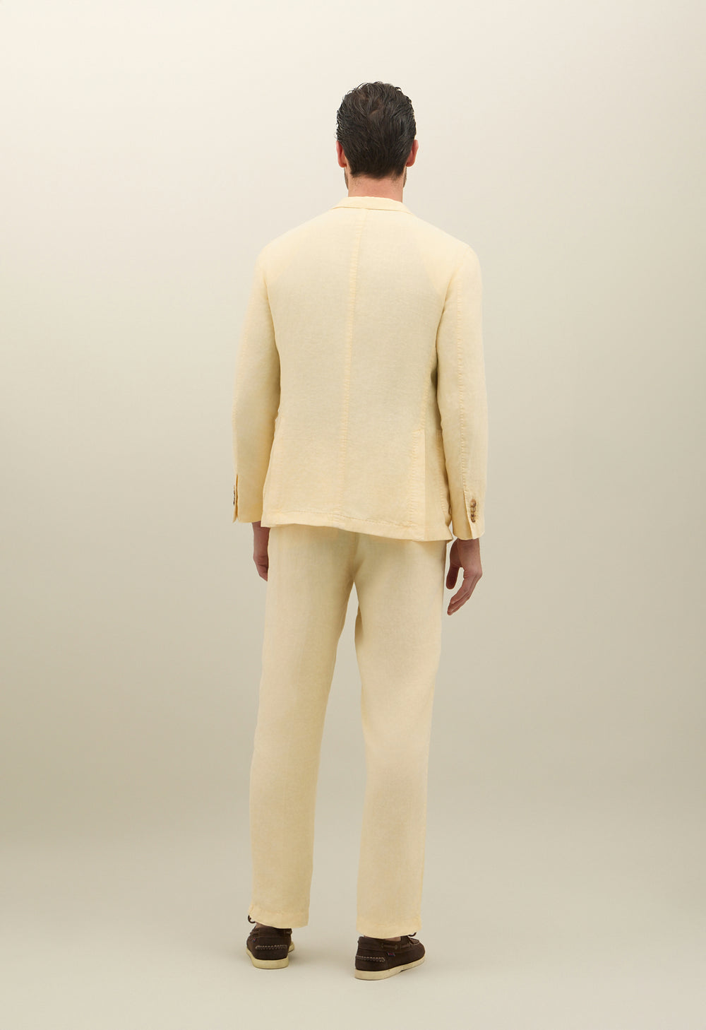 Pastel Yellow Tinto Terra Linen K-Suit