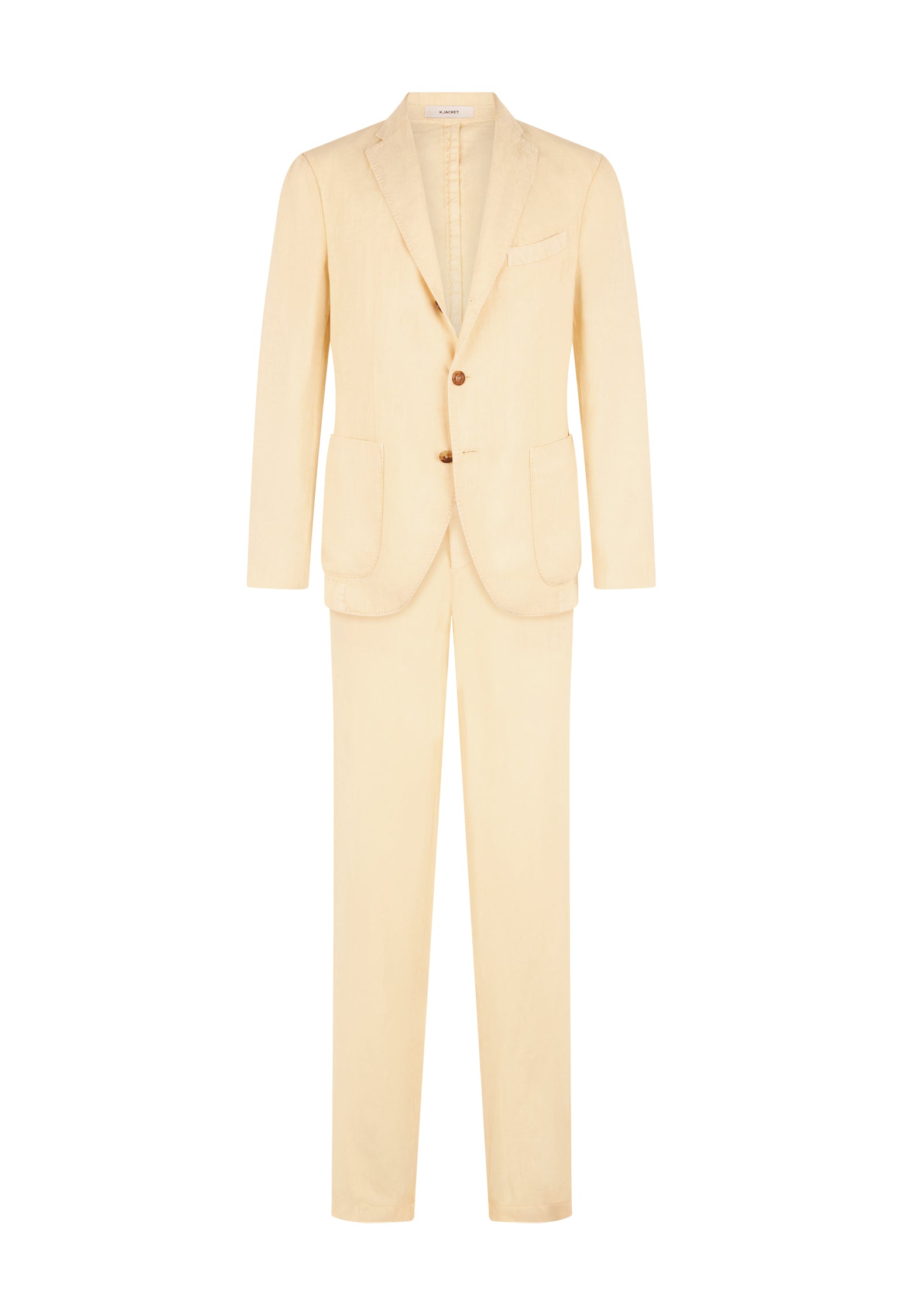 Pastel Yellow Tinto Terra Linen K-Suit