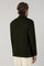 Dark Green Washed Flannel double-breasted K-Jacket