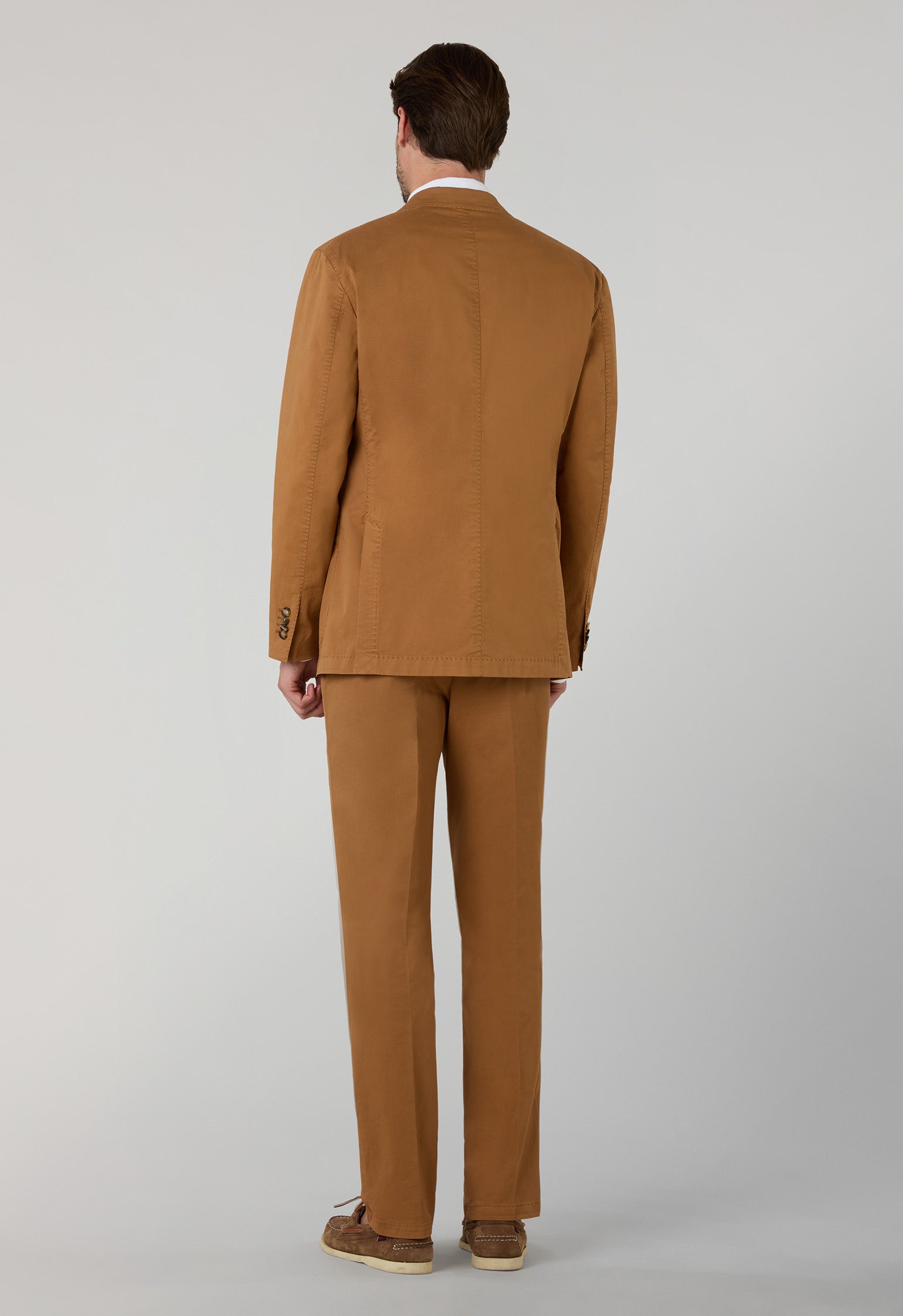Abito K-Jacket doppiopetto in cotone supima tinto in capo arancione