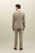 Beige Tinto Terra Linen double-breasted K-Suit