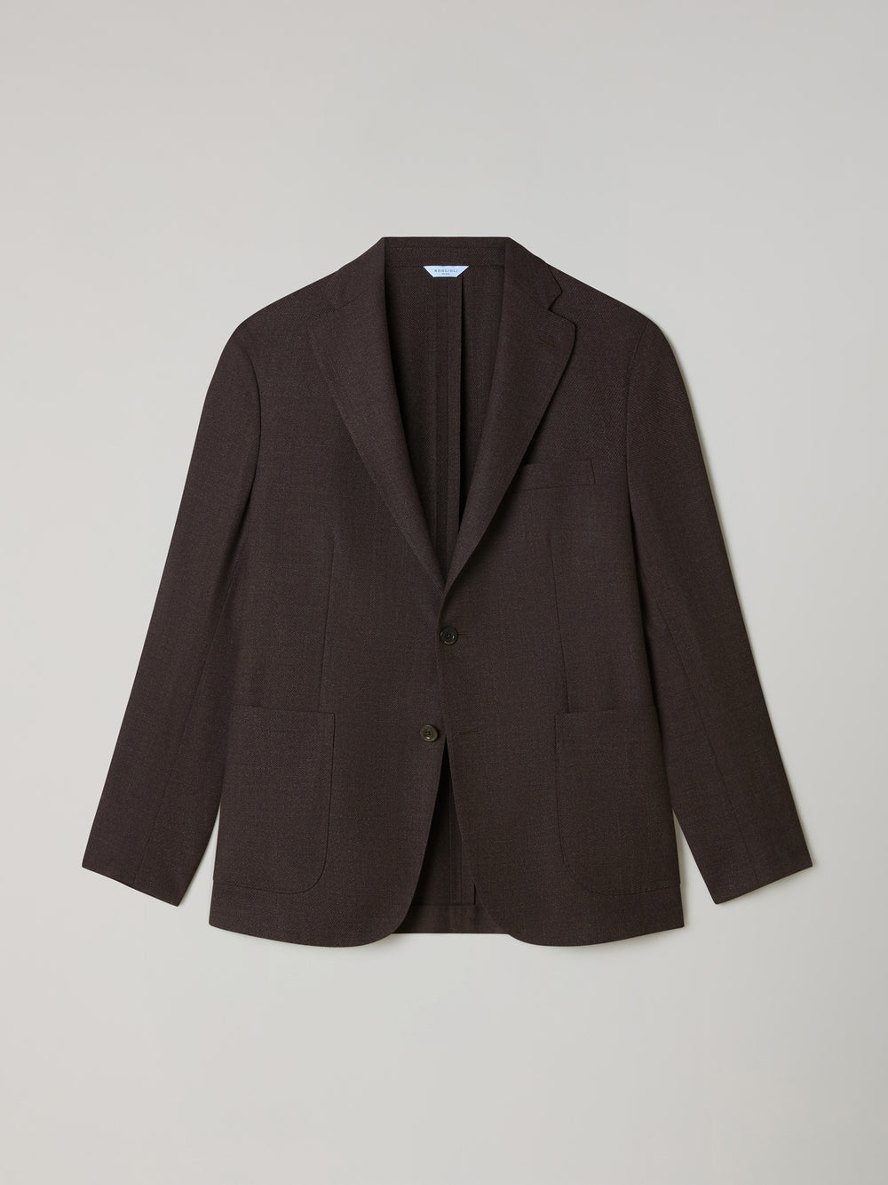 Brown Light Wool Honeycomb K-Jacket