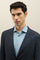Blue Garment Dyed Wool Honeycomb K-Jacket