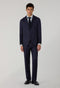 Blue 14-Micron Wool Silk K-Suit 