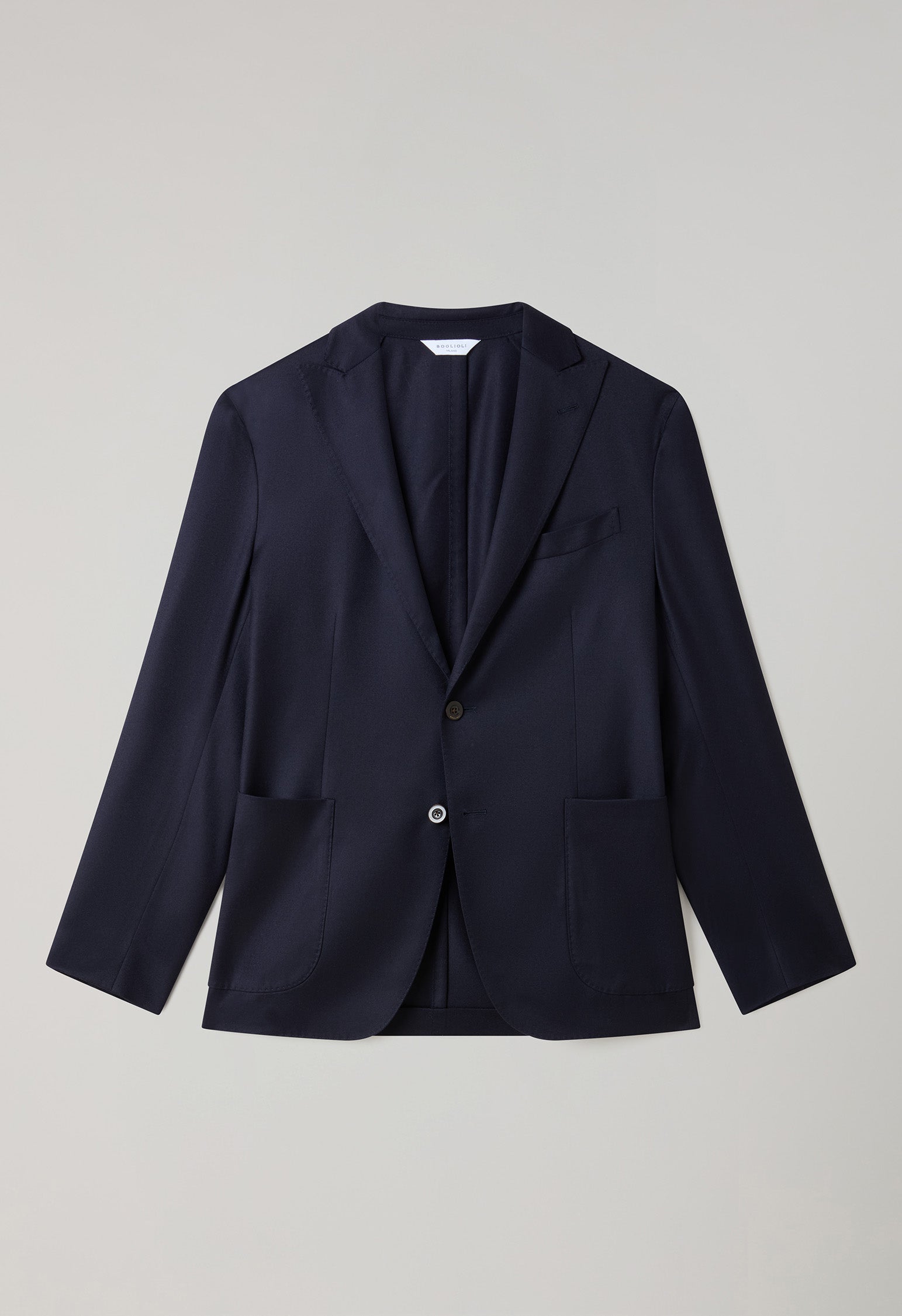 Blue 14-Micron Wool Silk K-Suit 