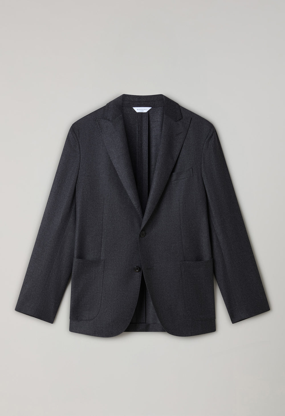Dark Grey 14-Micron Wool Silk K-Suit 