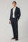 Blue Garment Dyed Linen K-Suit