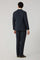 Blue Garment Dyed Linen K-Suit