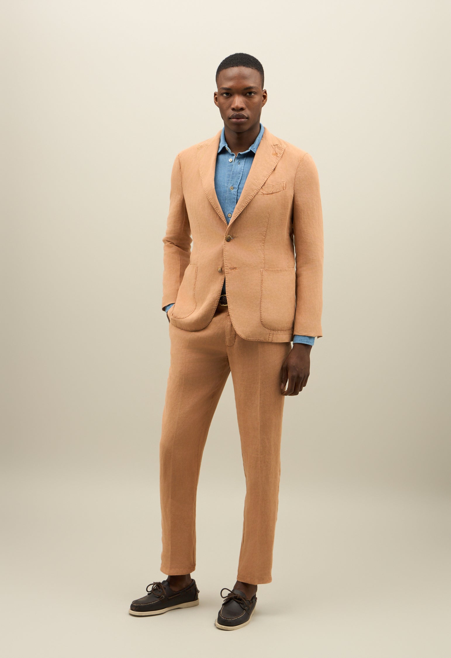 Brown Tinto Terra Linen K-Suit