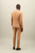 Abito K-Jacket in lino Tinto Terra marrone