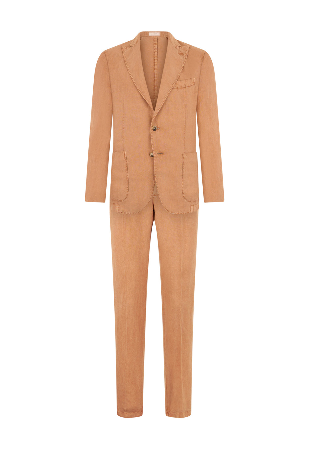 Abito K-Jacket in lino Tinto Terra marrone