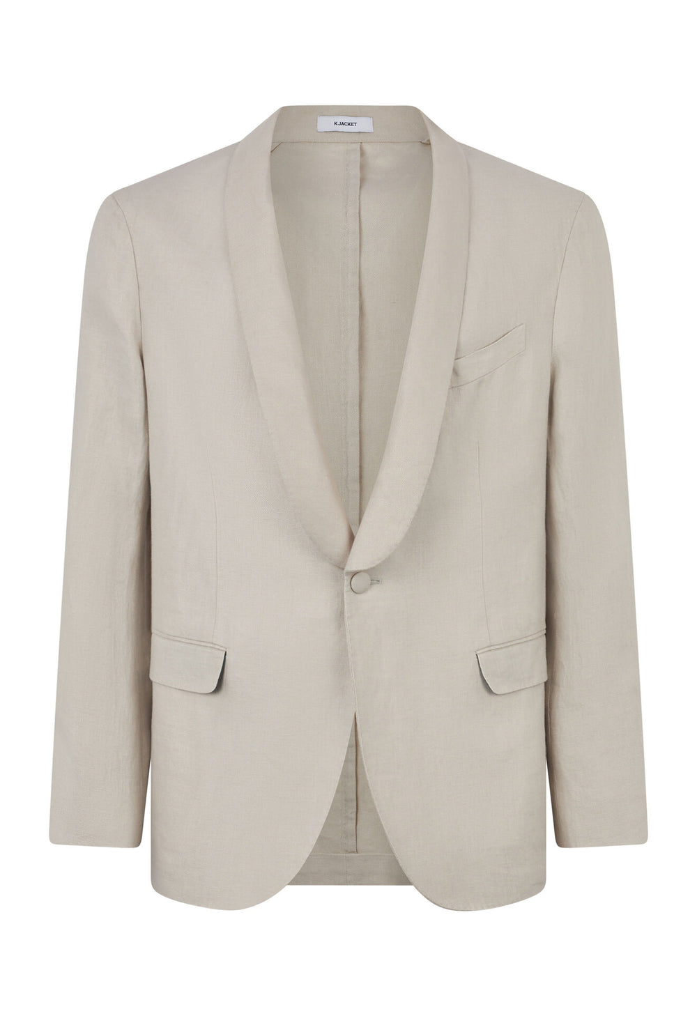 Ice Grey High-Quality twill Linen K-Jacket