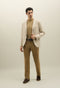 Blue Blended Soft Cotton Dover Jacket