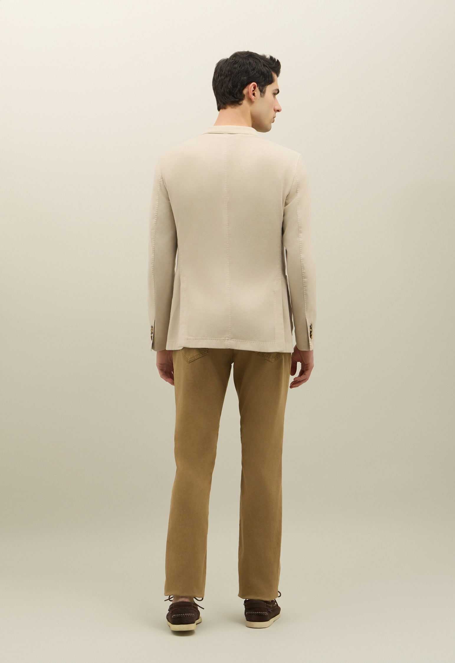 Warm White Blended Soft Cotton Dover Jacket