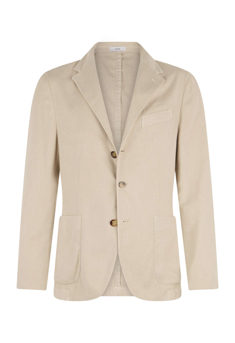 Warm White Blended Soft Cotton Dover Jacket